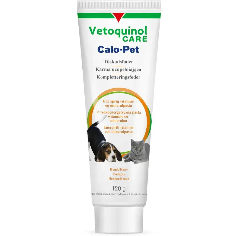 VETOQUINOL Calo-Pet - energetyczny dodatek żywieniowy dla psów i kotów (pasta)120g Wyprzedaż