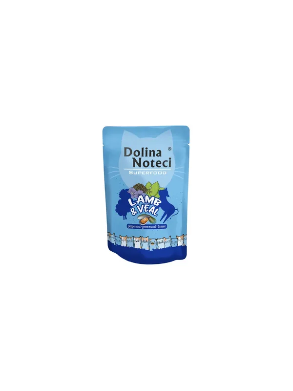 Dolina Noteci Superfood Kot Jagnięcina i cielęcina saszetka 85g Tylko dziś