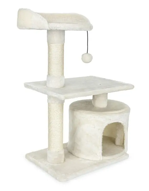 Drapak dla kota Happet CT08 76 cm – domek, półka, sizal Nowy