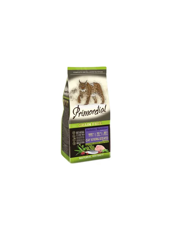 Primordial Cat Grain Free Sterilized Turkey & Herring 2kg Kup online