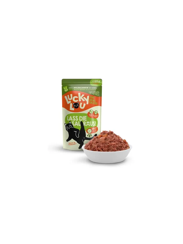 Oferta Lucky Lou Lifestage Adult Wołowina i dzik saszetka 125g