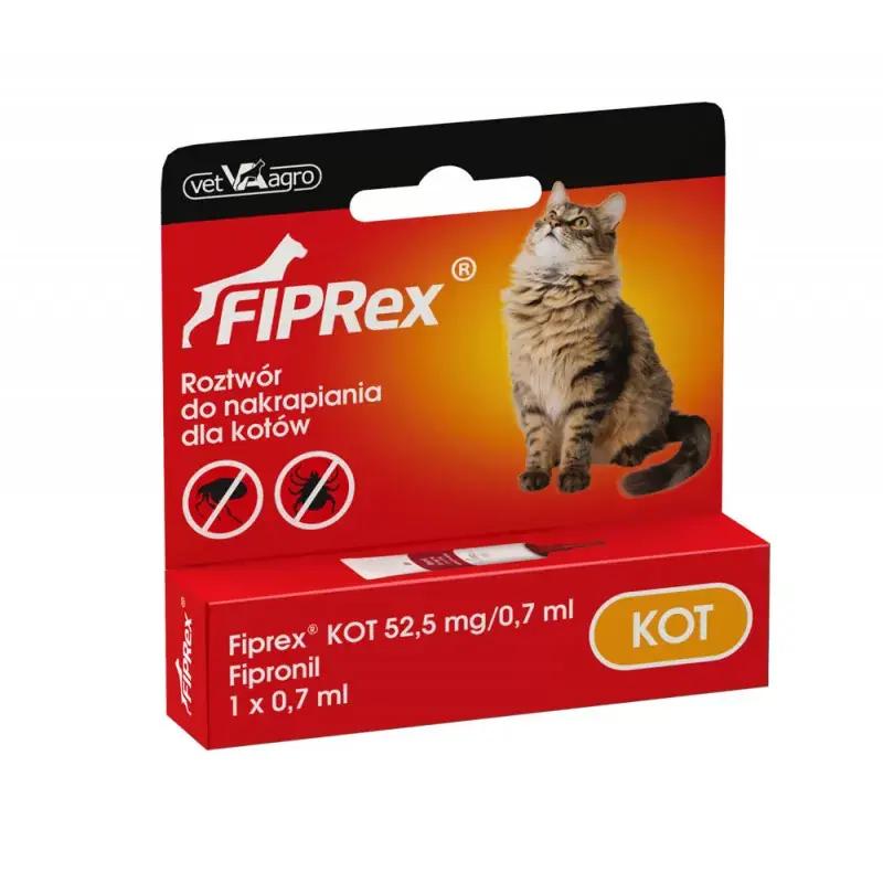 Bezpieczna płatność FIPREX krople - kot (1 pipeta x 0,7ml)