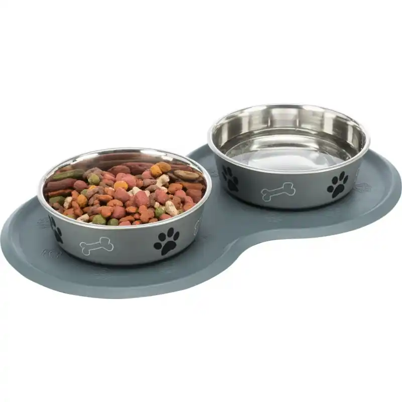 Cena promocyjna TRIXIE Podkładka pod dwie miski 45 x 25 cm