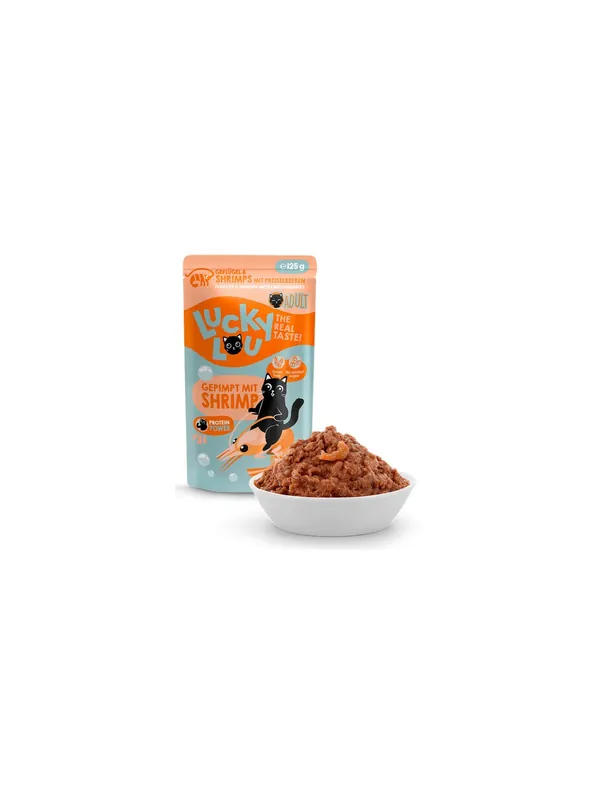 Oferta Lucky Lou Lifestage Adult Drób i krewetki saszetka 125g