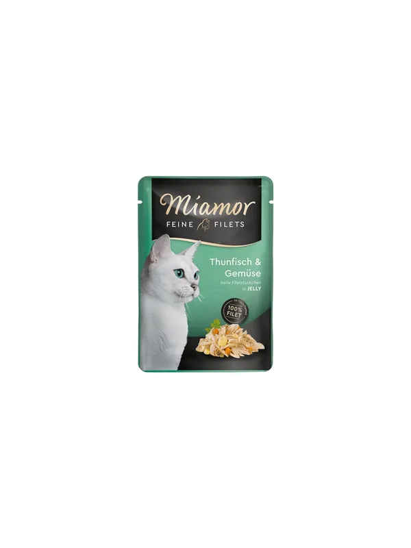Miamor Feine Filets Tuńczyk & Warzywa saszetka 100g Premium