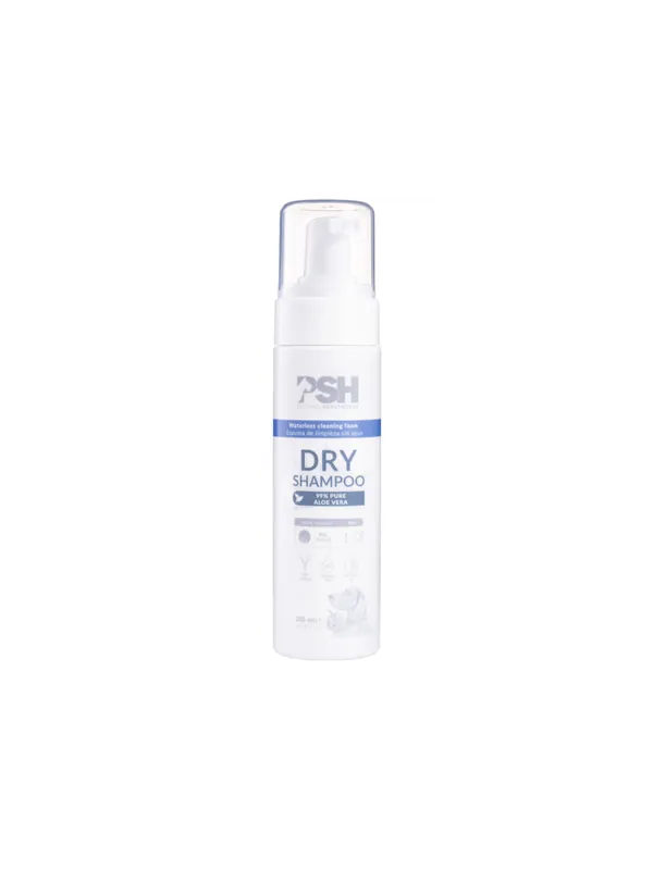 PSH Dry Shampoo Foam 200ml – Suchy Szampon w Piance dla Psa i Kota (Bez Użycia Wody) Darmowy zwrot