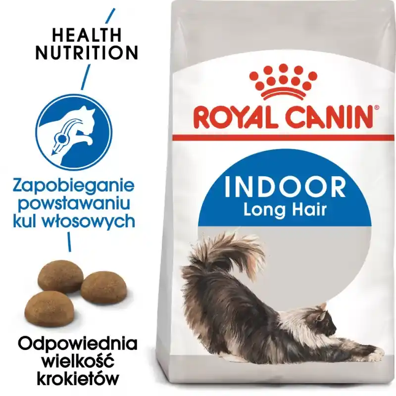 ROYAL CANIN Indoor Long Hair karma sucha dla kotów dorosłych, długowłose, przebywających wyłącznie w domu Bezpieczne zakupy
