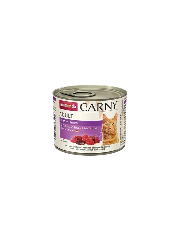 Animonda Carny Adult Wołowina + Jagnięcina puszka 200g Taniej