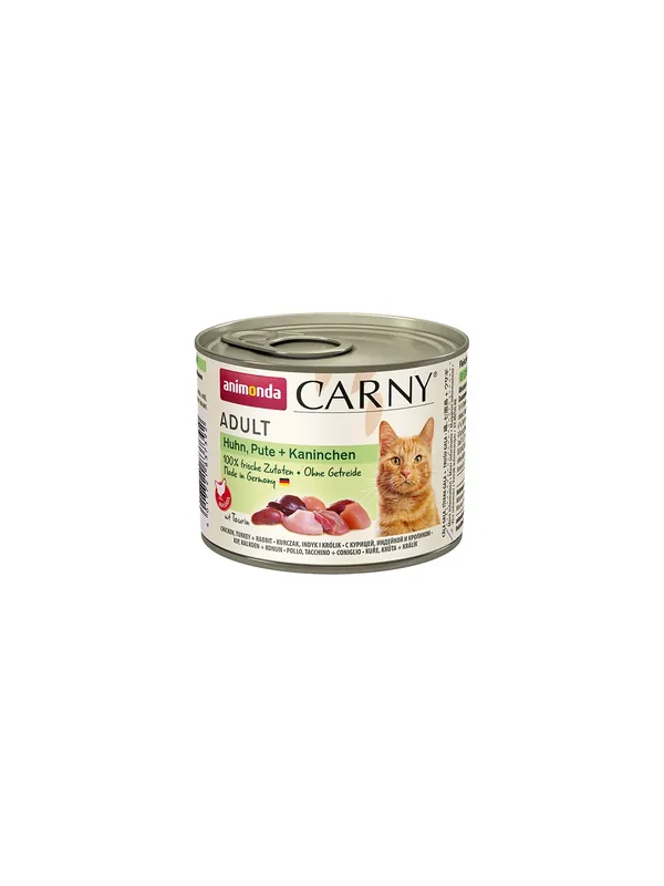 Bestseller Animonda Carny Adult Kurczak, Indyk + Królik puszka 200g