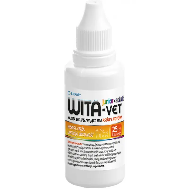 Obniżka ceny EUROWET Wita-Vet Junior/Adult 25ml