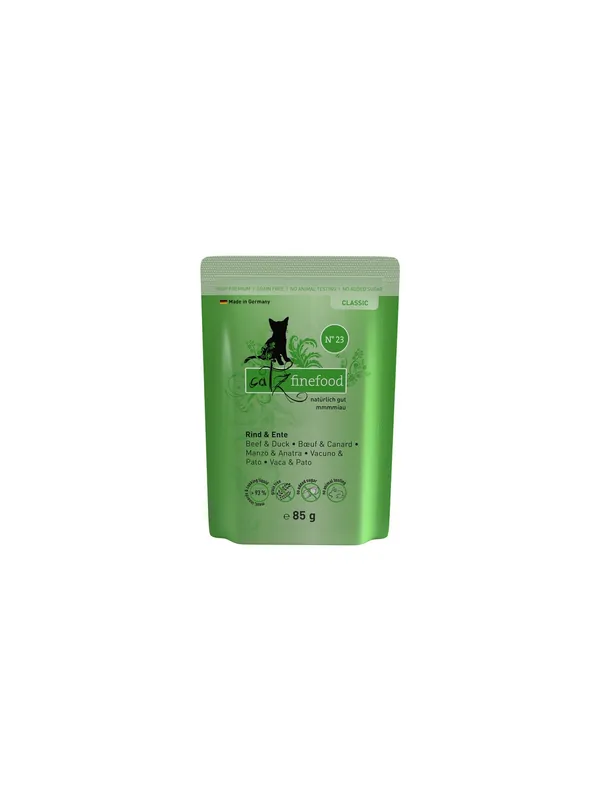 Catz Finefood Classic N.23 Wołowina i Kaczka saszetka 85g Sprawdź teraz
