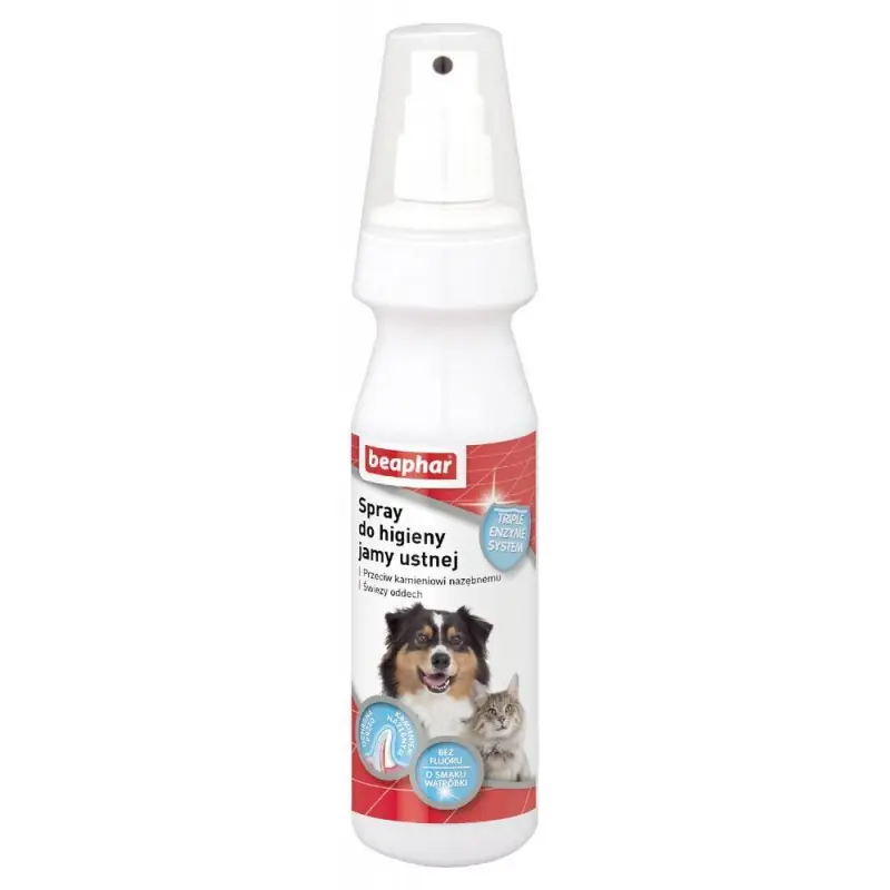 Promocja Beaphar Spray do higieny jamy ustnej psów i kotów 150ml