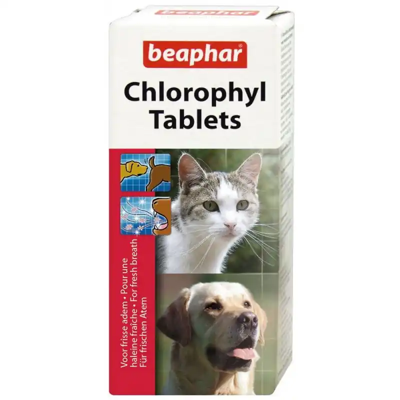 Hit cenowy BEAPHAR Chlorophyl Tablets - Preparat netralizujący zapachy 30 tab.