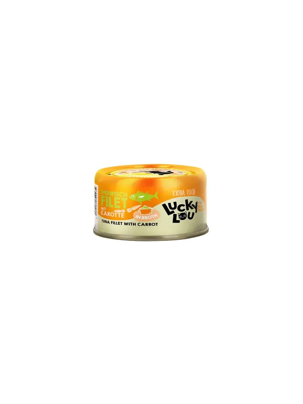 Ostatnia szansa Lucky Lou Extrafood Tuńczyk i marchewka w bulionie puszka 70g