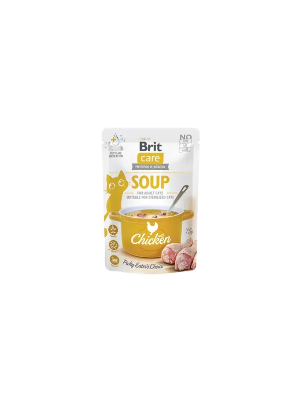 Dostępne od ręki Brit Care Cat Soup Chicken saszetka 75g