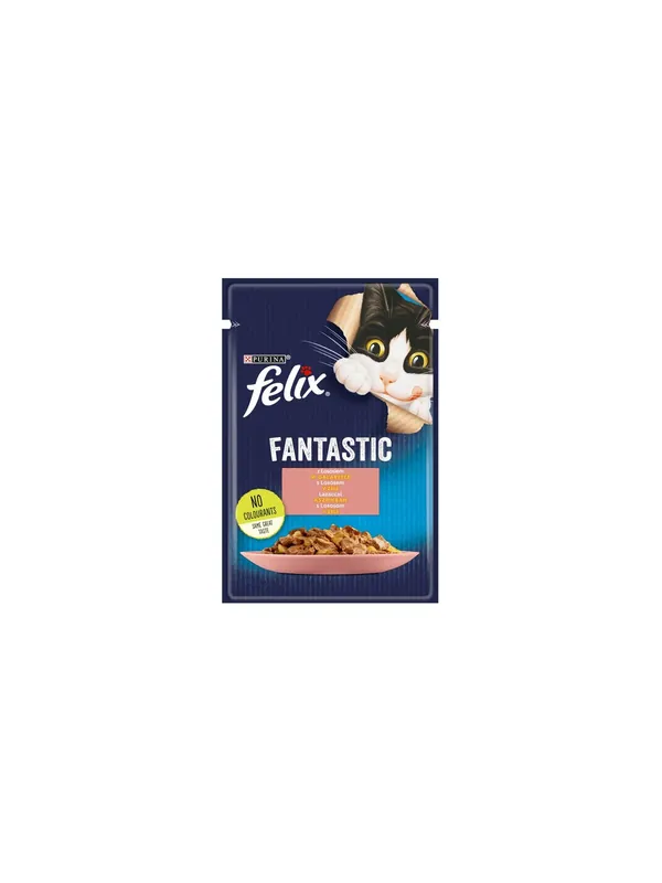 Bezpieczne zakupy Felix Fantastic Łosoś w galaretce saszetka 85g