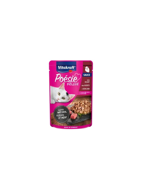 Vitakraft Poesie Deli Sauce serca saszetka 85g Łatwy zwrot