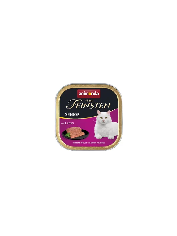 Animonda vom Feinsten Cat Senior z Jagnieciną tacka 100g Nowy
