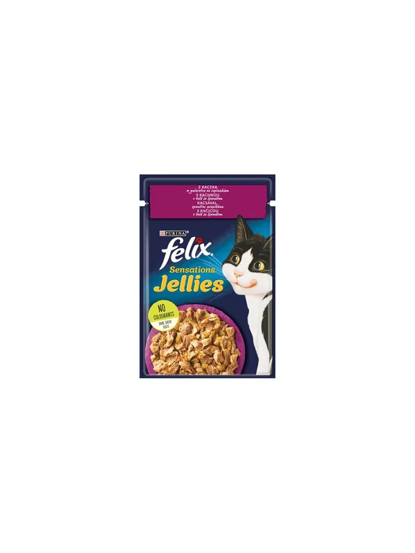 Felix Sensations Kaczka w galaretce ze szpinakiem saszetka 85g Super okazja