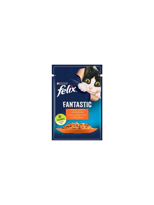 Felix Fantastic Kurczak z pomidorem w galaretce saszetka 85g Zniżka