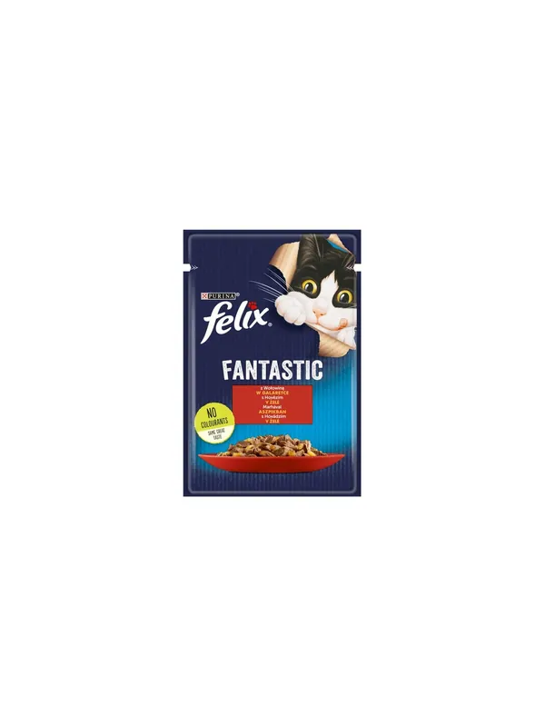Felix Fantastic Wołowina w galaretce saszetka 85g Zamów teraz