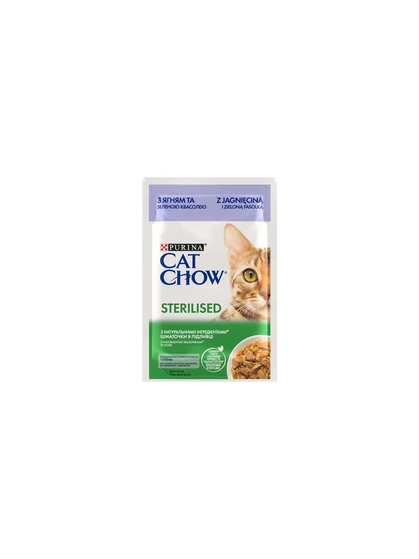 Purina Cat Chow Sterilised Jagnięcina saszetka 85g Rabat