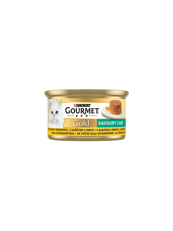 Gourmet Gold Savoury Cake z Kurczakiem i marchewką 85g Popularny