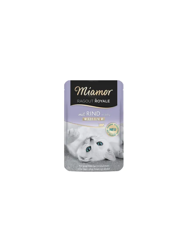 Miamor Ragout Royale Kitten z Wołowiną w galaretce saszetka 100g Sprawdź teraz