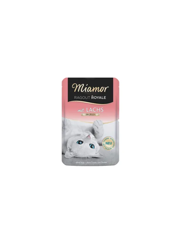 Miamor Ragout Royale z Łososiem w galaretce saszetka 100g Hit sprzedaży