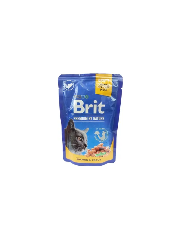 Brit Premium Cat Adult Łosoś + Pstrąg saszetka 100g Zamów dziś