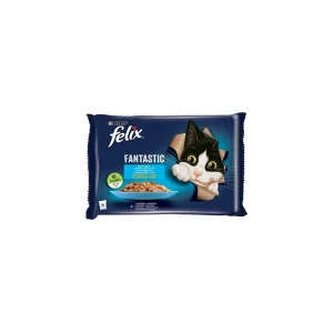 Felix Fantastic Rybne Smaki łosoś/gładzica w galaretce saszetki 4x85g Cena promocyjna