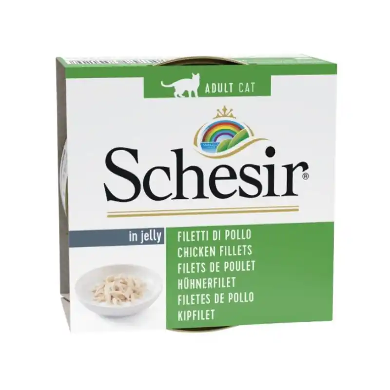 SCHESIR Cat Filety z kurczaka w galaretce (puszka) Nowość