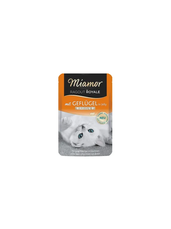 Sprawdź teraz Miamor Ragout Royale Kitten z Drobiem w galaretce saszetka 100g