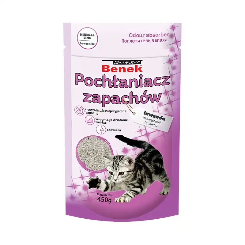 Obniżka ceny SUPER BENEK Pochłaniacz zapachów - Lawenda 450g