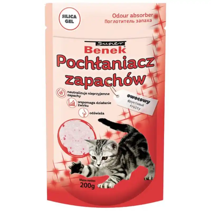 Wyjątkowa oferta SUPER BENEK Pochłaniacz zapachów - Owocowy 200g