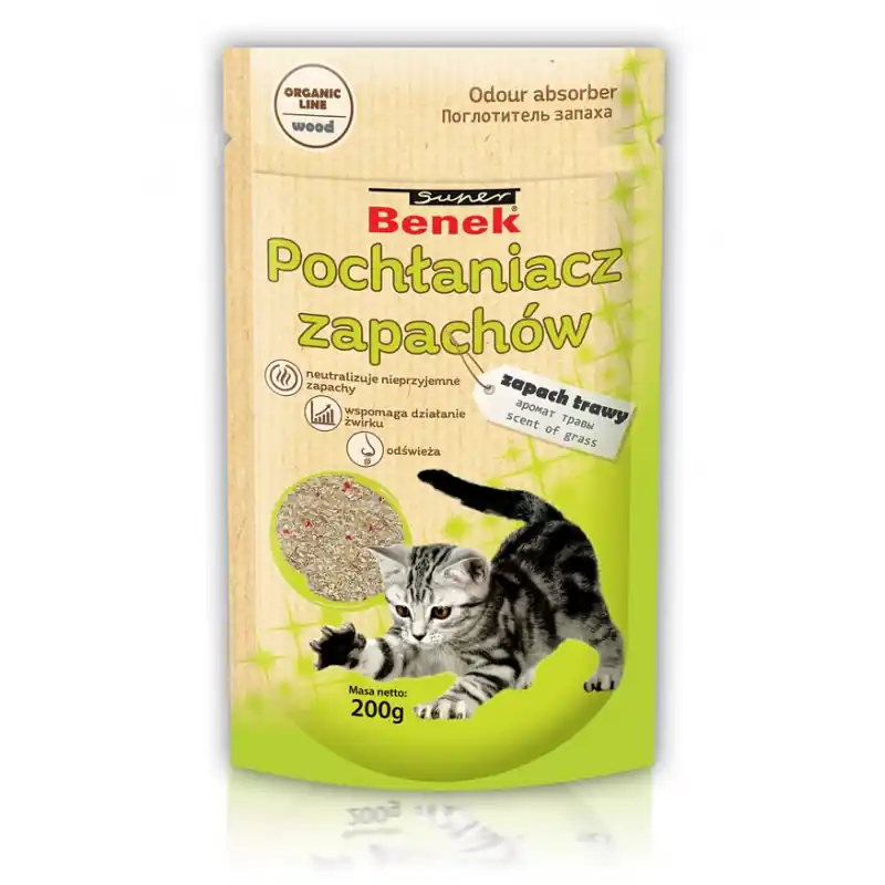 SUPER BENEK Pochłaniacz zapachów - Zapach trawy 200g Zniżka