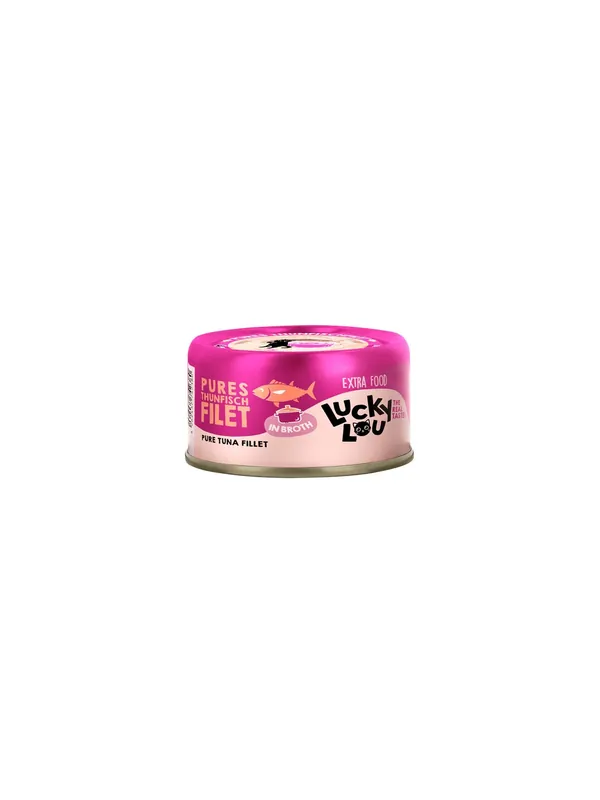 Wyjątkowa oferta Lucky Lou Extrafood Tuńczyk w bulionie puszka 70g