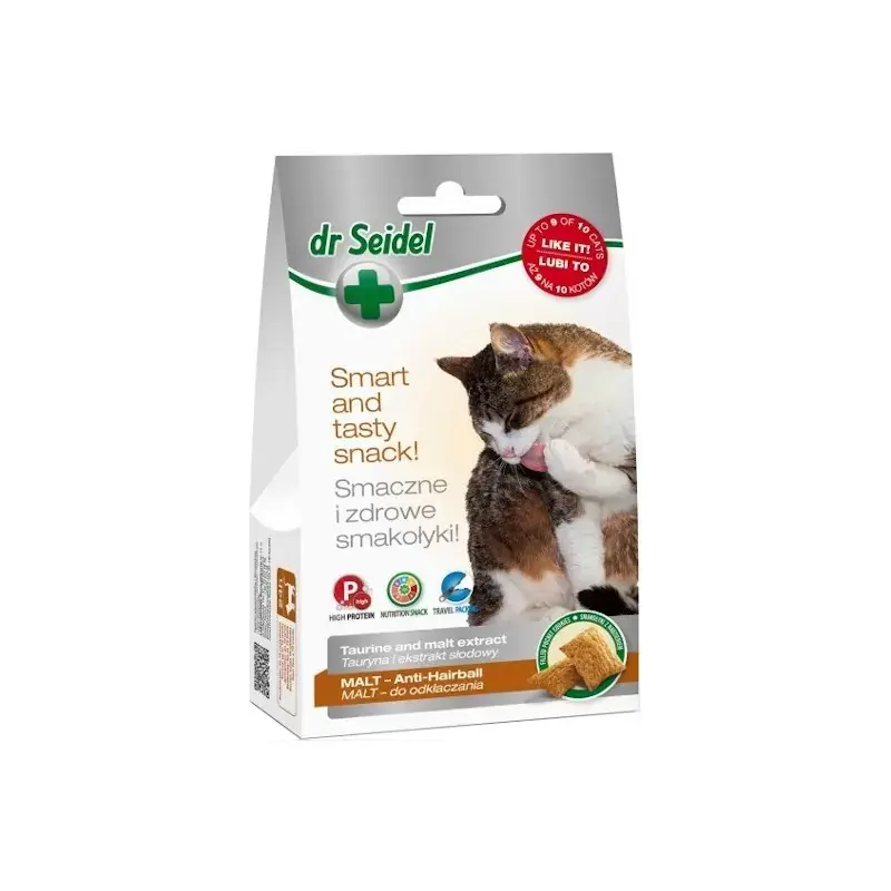 DR SEIDEL Smakołyki Malt do odkłaczania kotów 50g Oferta