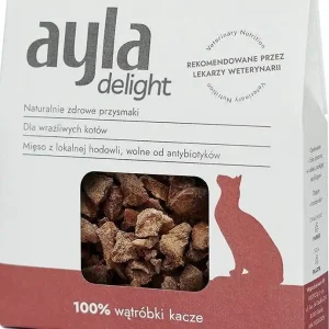 Hit cenowy AYLA Delight Przysmak Wątróbki kacze dla kota 28g