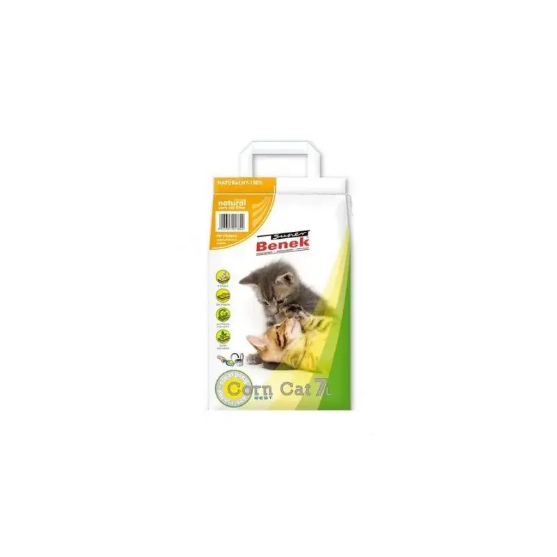 SUPER BENEK Corn Cat - Żwirek kukurydziany Naturalny Wybór klientów