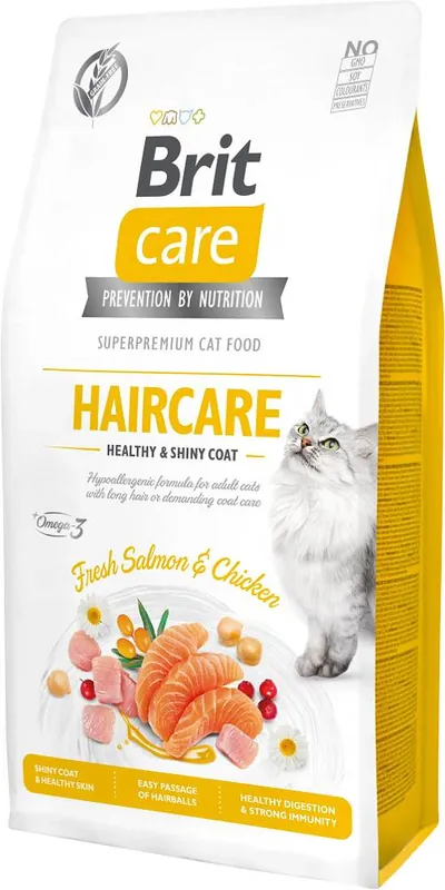 Brit Care Cat Grain-Free Haircare Karma dla kota 7kg Wysoka jakość