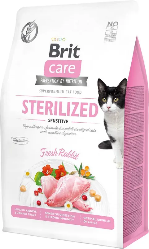 Najlepsza cena Brit Care Cat Grain-Free Sterilized Sensitive Karma dla kota 400g