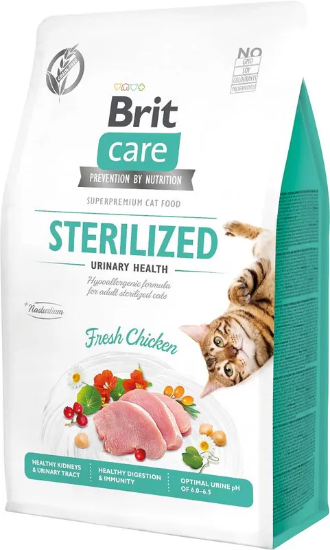 Brit Care Cat Grain-Free Sterilized Urinary Karma dla kota 400g Super okazja