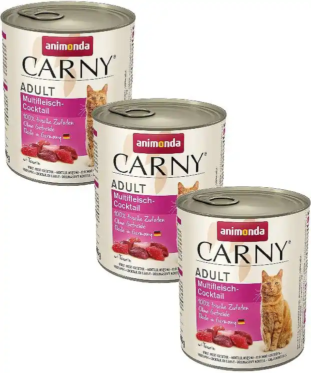 Animonda Carny Adult Karma z koktajlem różnych mięs dla kota 6x800g PAKIET Niska cena