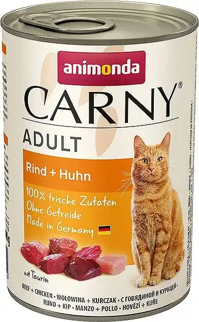 Wyjątkowa oferta Animonda Carny Adult Karma z wołowiną i kurczakiem dla kota 400g