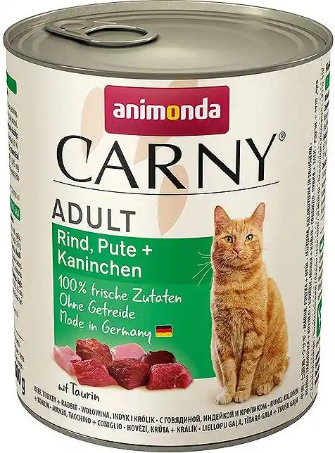 Animonda Carny Adult Karma z wołowiną, indykiem i królikiem dla kota 800g Kup online