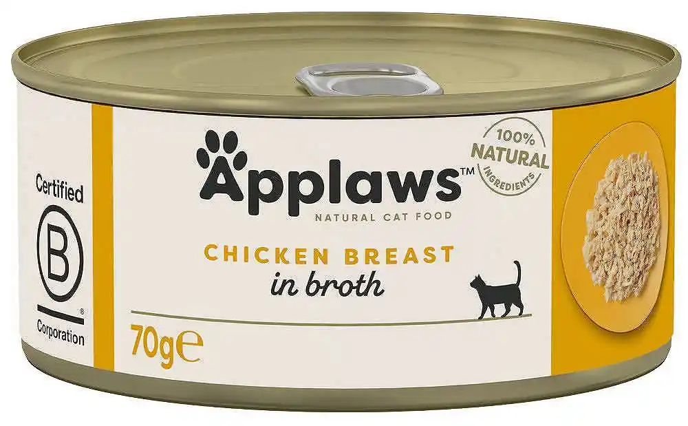 Applaws Natural Cat Food in Broth Karma z kurczakiem dla kota w bulionie 70g Nie przegap