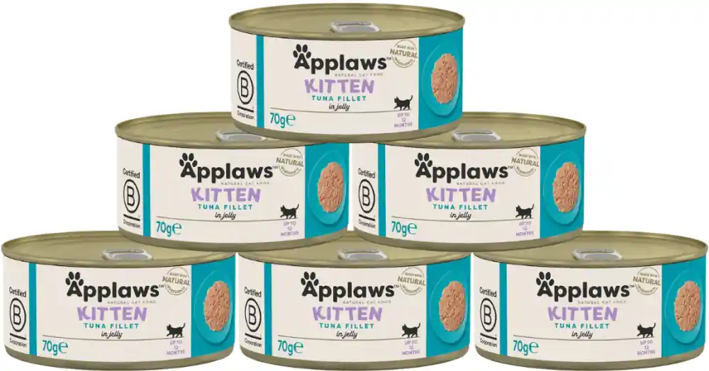 Applaws Natural Kitten Food in Jelly Karma z tuńczykiem dla kociąt w galarecie PAKIET Hit cenowy