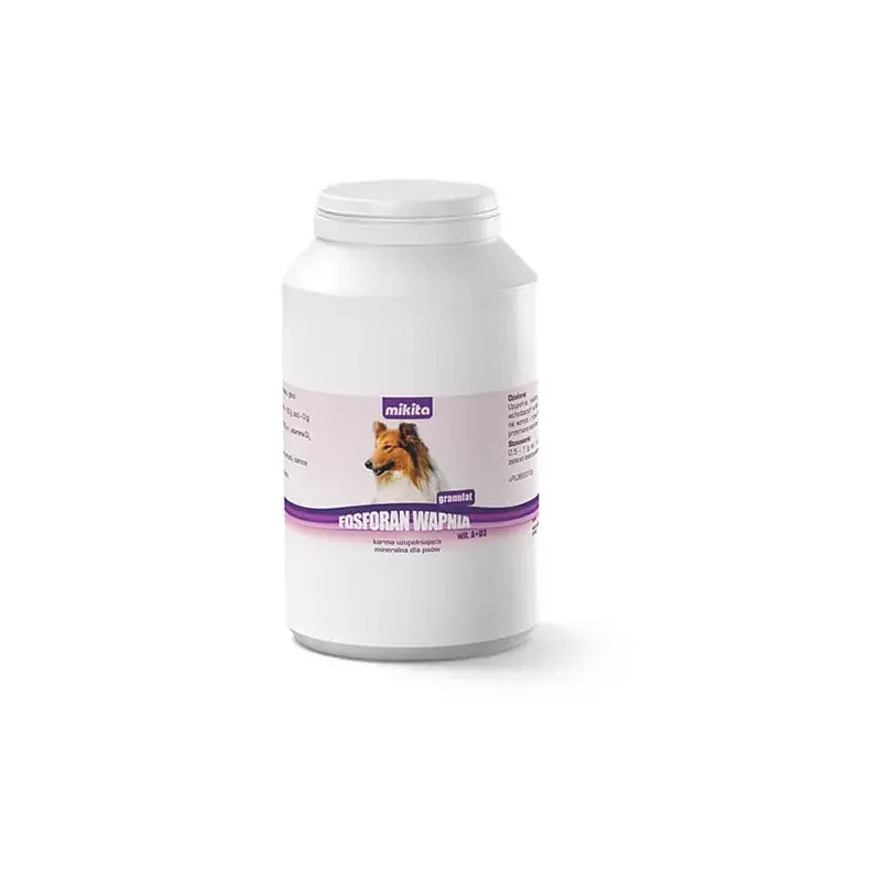 MIKITA Fosforan wapnia A + D3 (granulat) 500g Do wyczerpania zapasów