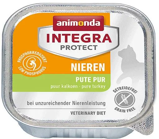 Obniżka ceny Animonda Integra Protect Nieren FELINE Diet Karma z indykiem dla kota 100g
